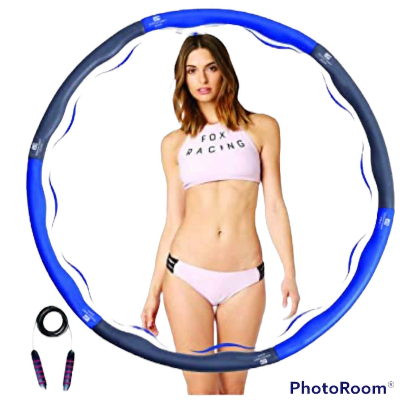 Professional weighted hoop and skipping rope.