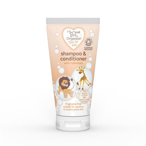Mummy loves organic Shampoo & Conditioner.