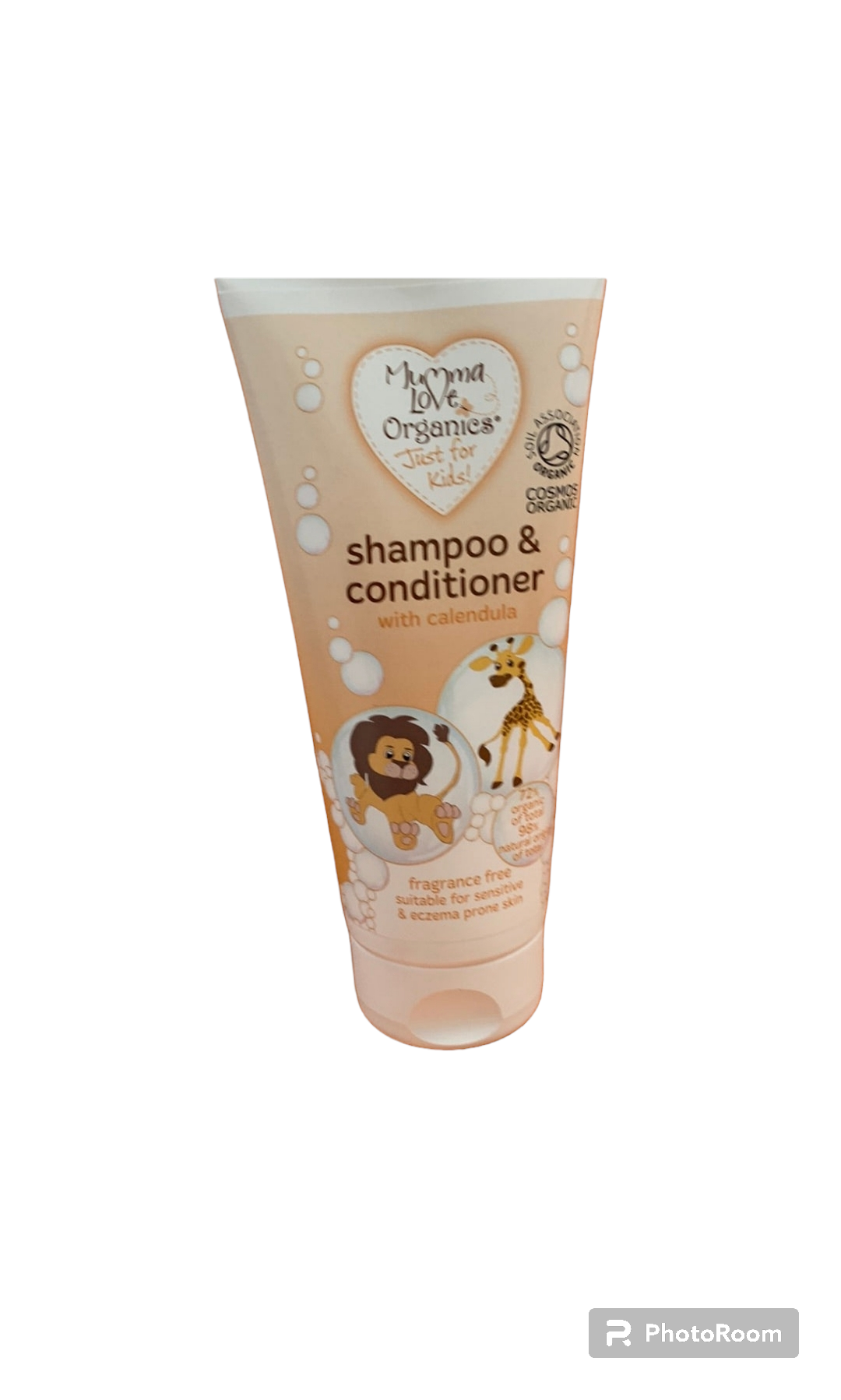 Mummy loves organic Shampoo & Conditioner.
