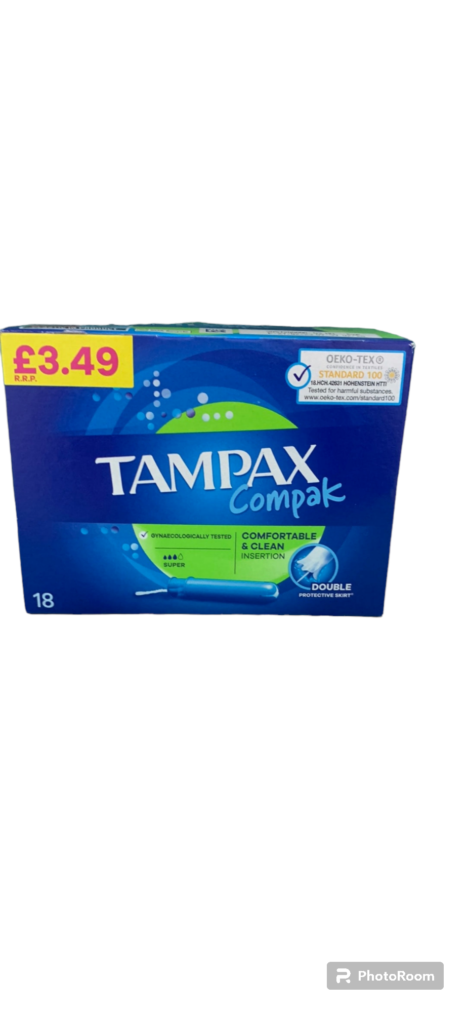 Tampax compak medium to heavy 18pk