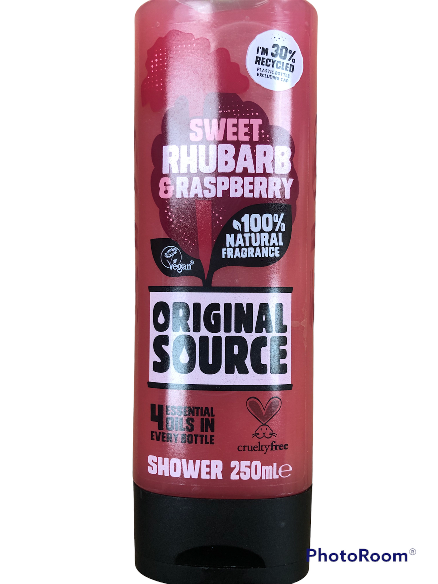 Original source sweet rhubarb and raspberry shower gel 250ml