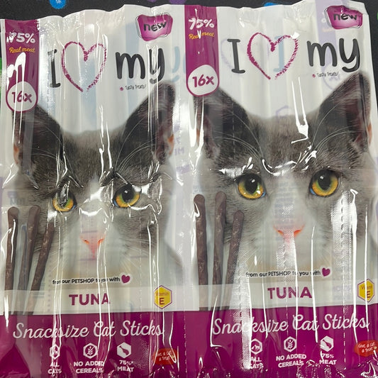 I ❤️ my tuna cat treats 36g 16 pieces