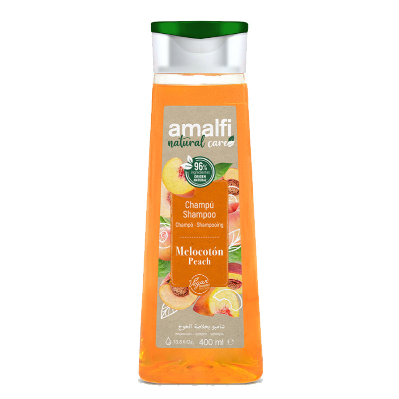 Amalfi Natural Care Shampoo 400ml - Peach