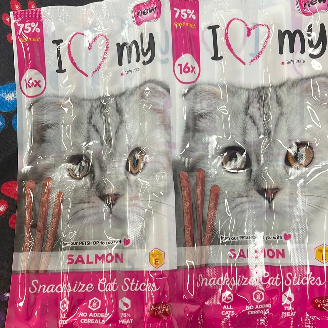 I ❤️ my salmon cat treats 36g 16 pieces.