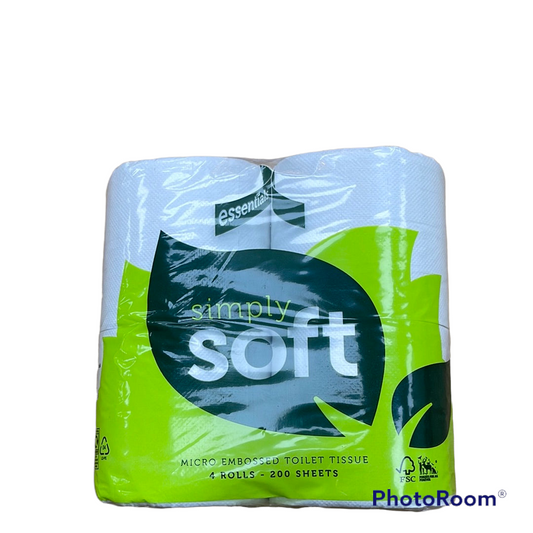 4pk simply soft 2ply toilet roll